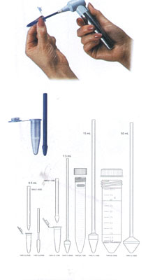 Kimble研磨槌 749521-0500槌 0.5ml 制作材料PP