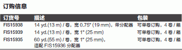 fisherbrand自粘标签带 25MMX1270CM -23℃～+121℃ 高温高压灭菌 FIS