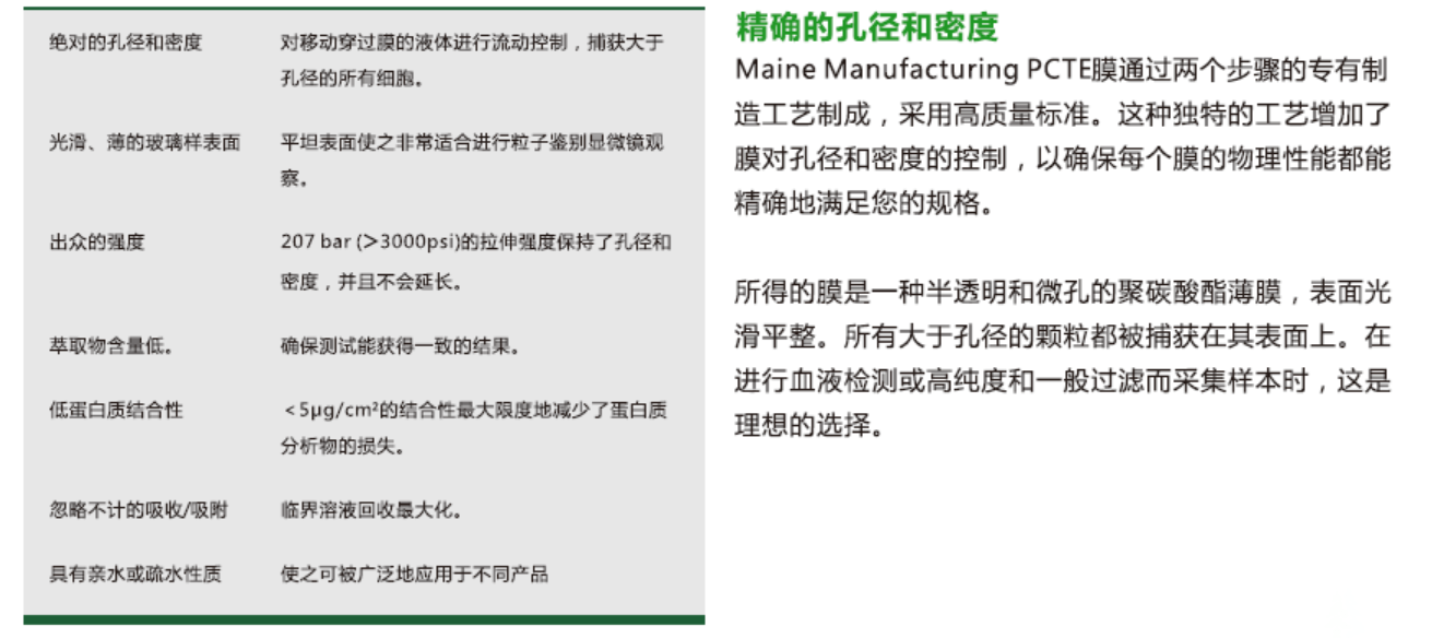 意大利GVS聚碳酸酯轨道蚀刻PCTE膜0.03um1215069