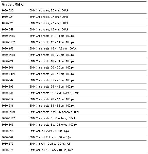 WHATMAN3MM层析纸/30cm*100m 3030711（3030-704）