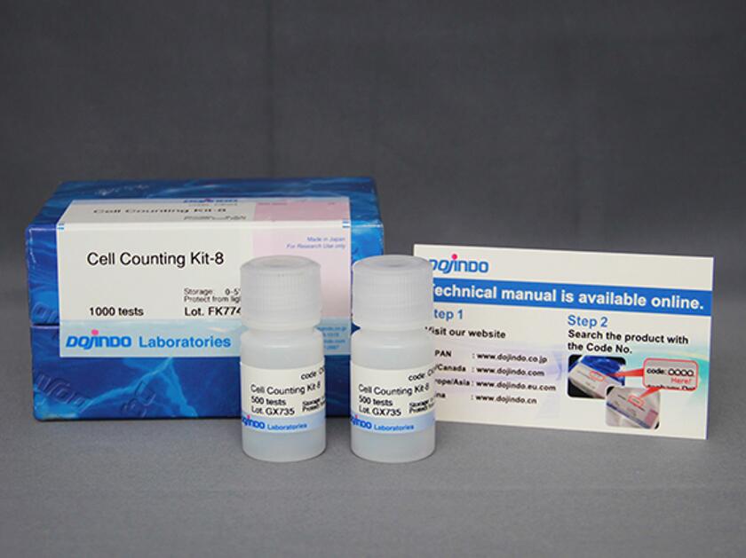 Cell Counting Kit-8细胞增殖毒性检测试剂盒CCK-8(CCK8)货号：CK04