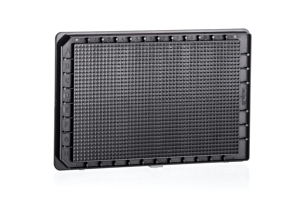 1536孔HiBase微孔板，F型底，µCLEAR底                                   货号: 782096