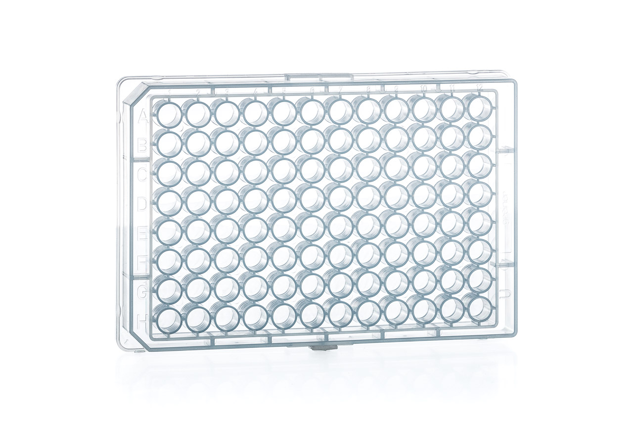 96孔聚丙烯微孔板，蓝色，U底                                   货号: 650204