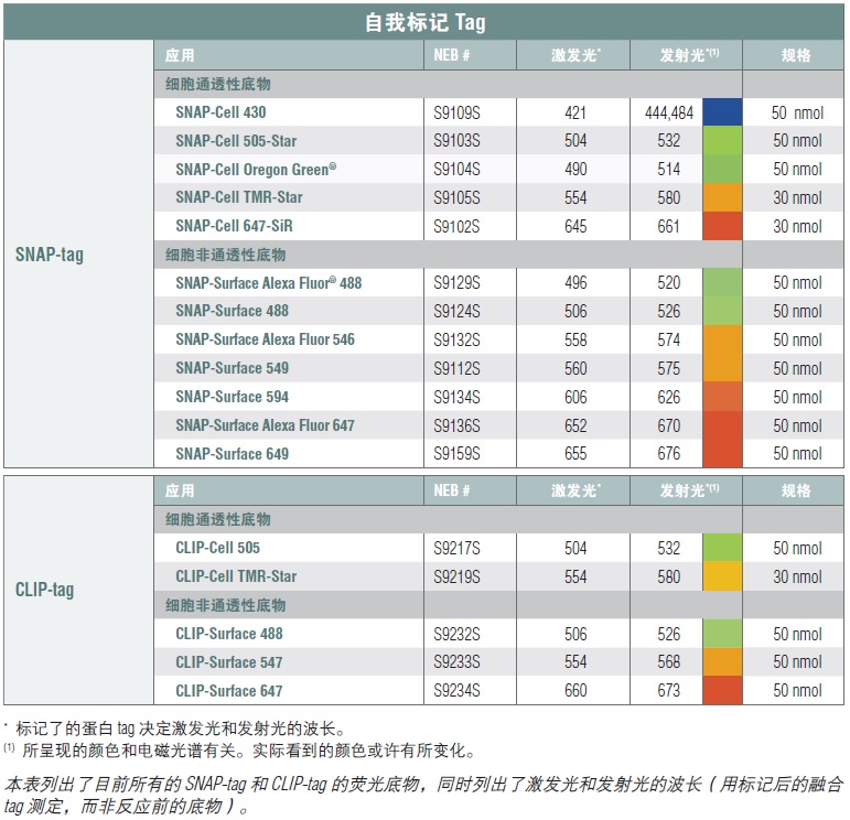 SNAP-Cell 505-Star            货   号                  #S9103S