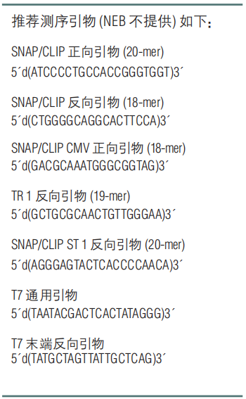 pSNAP-tag(T7)-2 载体 货 号 #N9181S