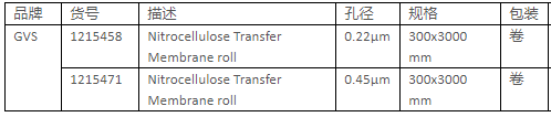 吉威斯GVS纯硝酸纤维素0.22um转印膜1215458