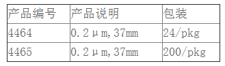 颇尔*通气过滤器孔径0.2um4464