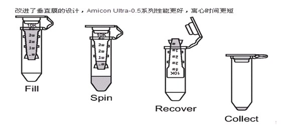 Millipore 密理博50K 15ml超滤离心管UFC905096 UFC905008