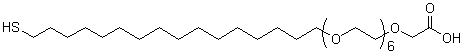 Self Assembled Monolayer(SAM)研究用試薬 Carboxy-EG6-hexadecanethiol | CAS 1432697-96-5 同仁化学研究所