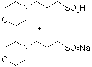 生化学用緩衝剤水溶液: pH 6.5 - 7.9 MOPS buffer solution 同仁化学研究所