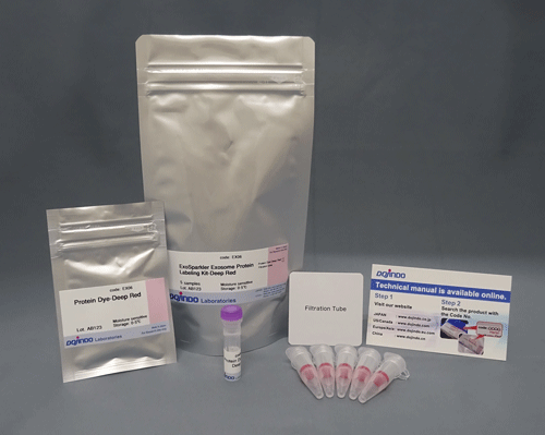 エクソソーム タンパク質蛍光染色キット Deep Red ExoSparkler Exosome Protein Labeling Kit-Deep Red 同仁化学研究所